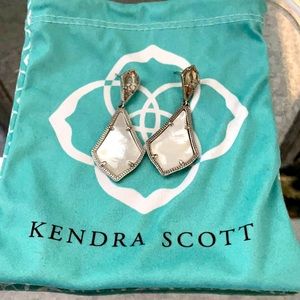 Kendra Scott silver earrings